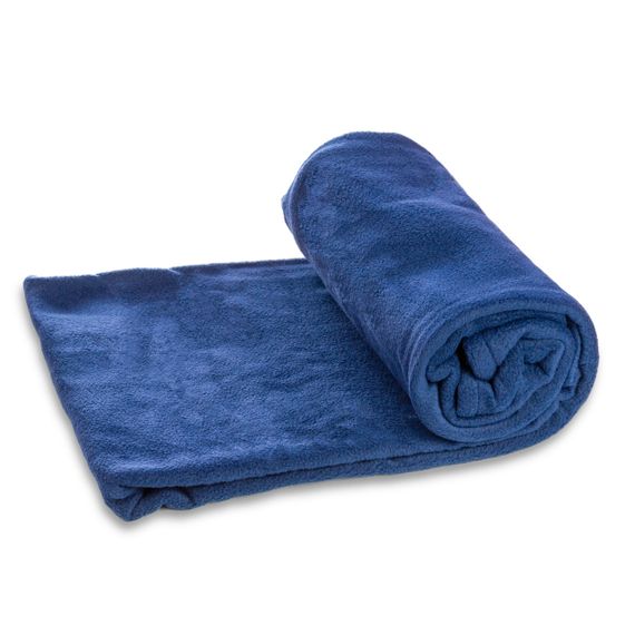 Флисовый плед Nester Marines Case 145*200 – темно-синий плед для военных с чехлом | Зображення 2