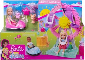 Клуб Барби Кукла Челси на аттракционах Игровой набор Карнавал Оригинал Barbie Club Chelsea Doll and Carnival
