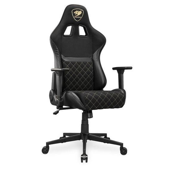 Крісло ігрове Armor One V2 Gold F, чорний з золотим | Зображення 6