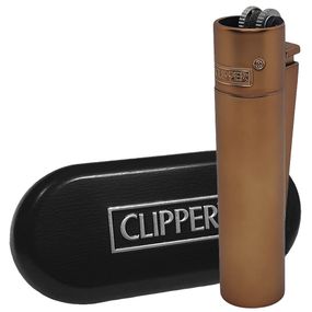 Clipper Зажигалка Металлическая "Metal Dark Rose Gold"