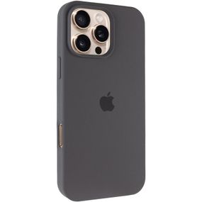 Чохол Silicone Case Full Protective (AA) для Apple iPhone 16 Pro Max (6.9") Сірий / Dark Gray