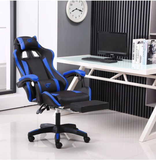 Кресло геймерское GT Racer X-2323 BlackBlue | Зображення 8