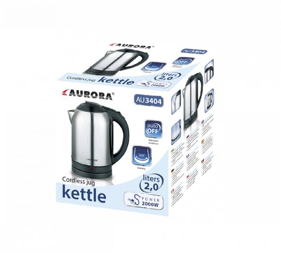 Электрочайник из нержавеющей стали Aurora 3404AU-OLD | Зображення 1