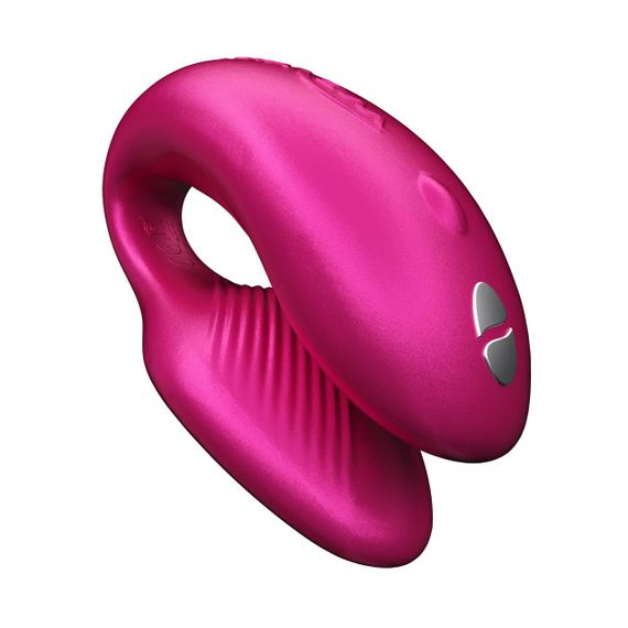 Смарт-вибратор для пар We-Vibe Chorus Cosmic Pink, сенсорное управление вибрациями сжатием пульта Sex Aura