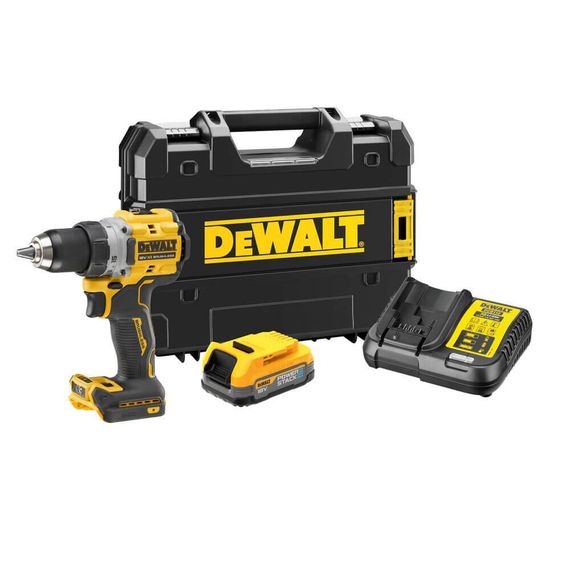Дрель-шуруповёрт аккумуляторная бесщёточная 90 Нм DeWALT DCD800E1T