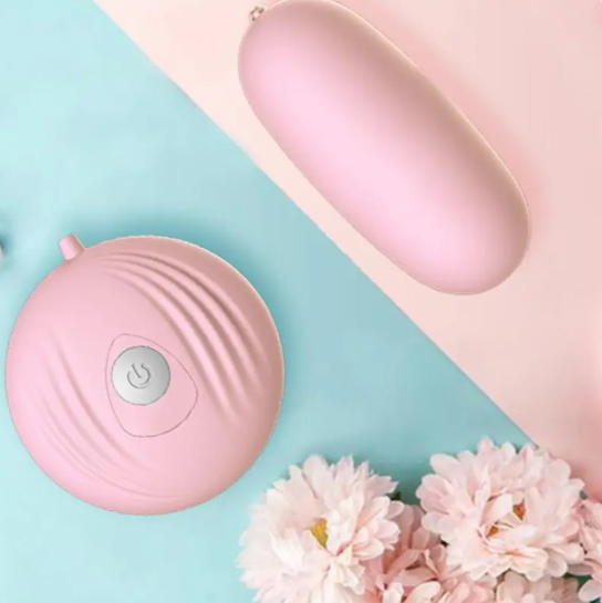 Вібро-яйце з дротовим керуванням і 7 режимами вібрації Lilo Pink Sex Aura | Зображення 4