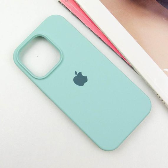 Чохол Silicone Case Full Protective (AA) для Apple iPhone 16 Pro Max (6.9") Бірюзовий / Beryl | Зображення 1