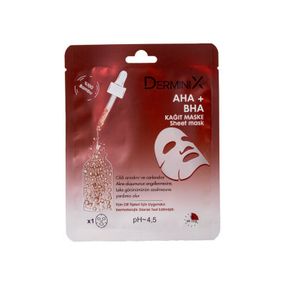 Маска-патч для лица с AHA+BHA кислотами Derminix 25 г