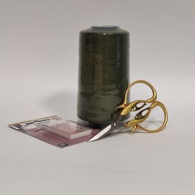 Нитки швейные универсальные 100% полиэстер 40/2 Peri 4000 ярдов оливковый хаки