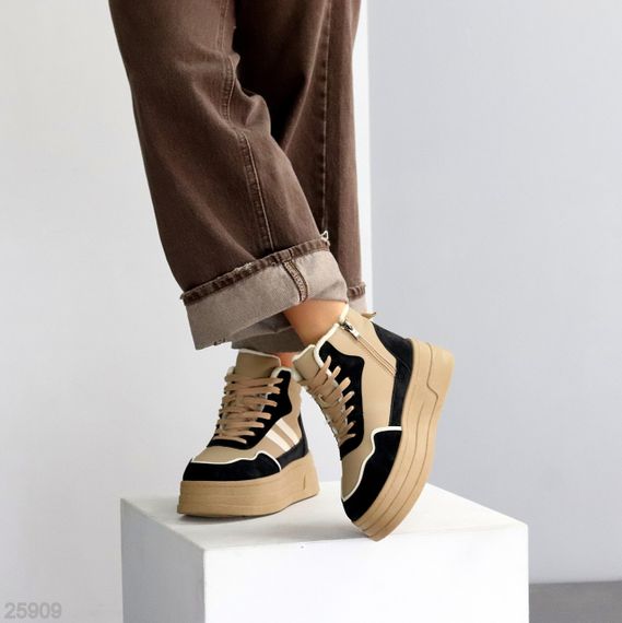 Зимние хайтопы на платформе мультиколор в ассортименте | Зображення 6