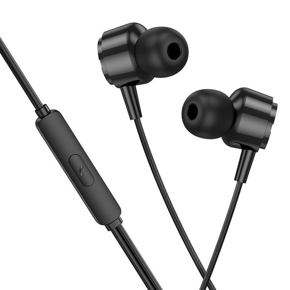 Навушники Borofone BM94 Sonar universal (Type-C/1.2m) Black | Зображення 1