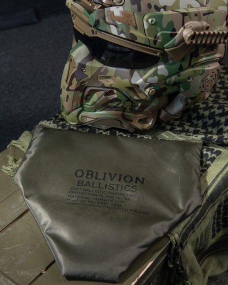 Баллистический пакет напашник  oblivion выдерживает 9мм пулю ВТ5986