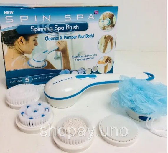 Массажная щетка для тела Spin Spa Brush (WN-01) | Зображення 2