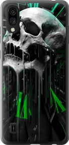 Чехол на ZTE Blade A5 2020 Череп-часы "4100u-2111-17620"