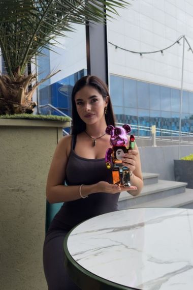 Bearbrick дизайнерська статуетка ведмідь Беарбрік 28 см mb030 різнокольоровий | Зображення 4