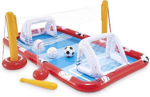 Ігровий центр 57147 Intex Action Sports з воротами, м'ячами, в коробці (6941057420158)