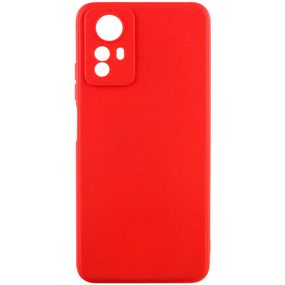 Силиконовый чехол Candy Full Camera для Xiaomi Redmi Note 12S Красный / Red