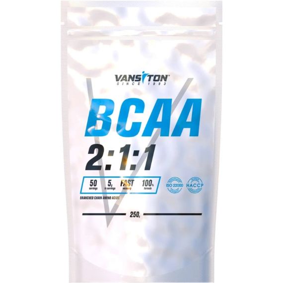 Амінокислота BCAA для спорту Vansiton BCAA 250 g /50 servings/