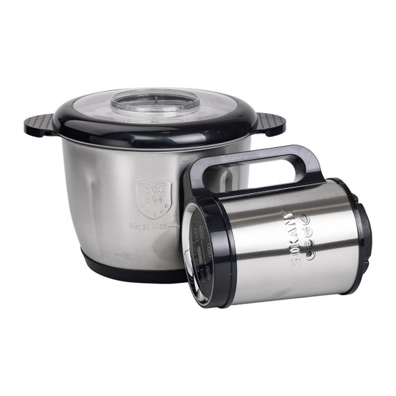 Чопер подрібнювач 800 Вт 4 леза з чашею на 2,5 літри м'ясорубка Sokany SK-06026 | Зображення 3