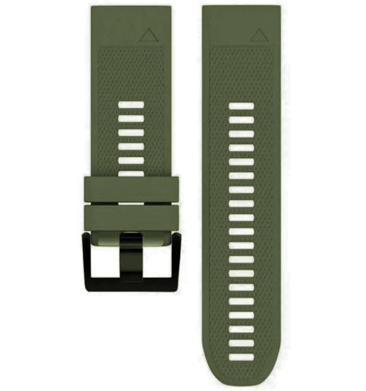 Силіконовий ремінець Primo для годинника Garmin Fenix 8 51mm / Fenix 7X / Fenix 7X Pro - Army Green | Зображення 2