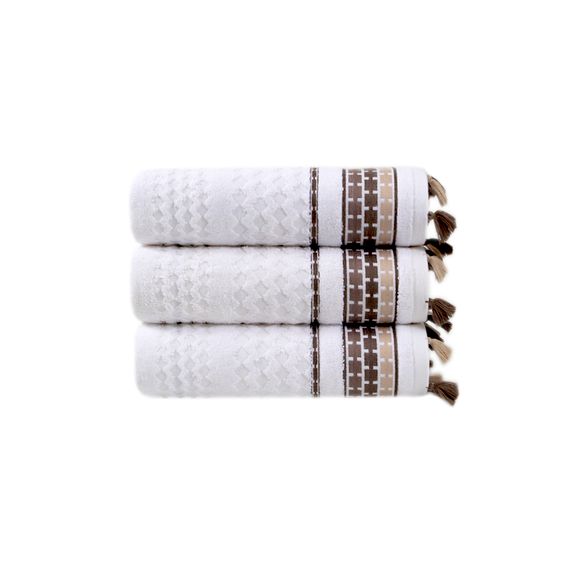 Рушник Irya 8642 Туреччина 50*90 см  Бавовна + поліестер Бежевий