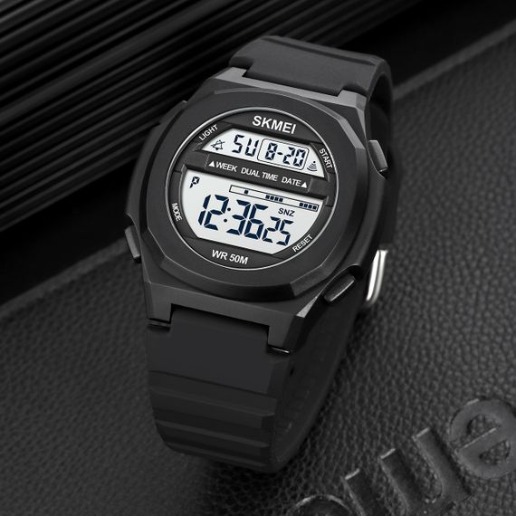 Skmei 1821BKWT Black-White | Зображення 3