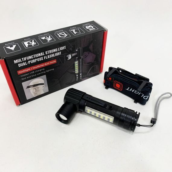 Налобний ліхтар для туризму риболовлі та полювання, Ліхтар на лоб для промислових робіт EI-42 | Зображення 1