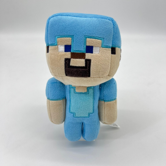 Іграшка м'яка Стів у алмазній броні 21 см із гри Minecraft, Стів у діамантовій броні | Зображення 1