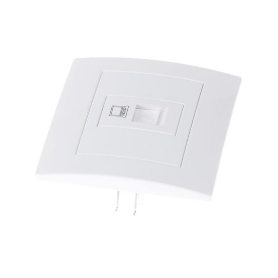 Розетка компьютерная VB-1PC wh | Зображення 1
