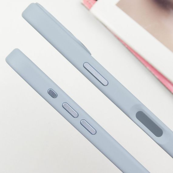 TPU чехол Bonbon Metal Style with MagSafe для Apple iPhone 16 (6.1") Голубой / Mist Blue | Зображення 3