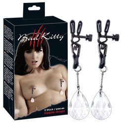 Подвески-зажимы на соски Капелька Sex Aura | Зображення 1