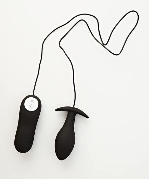 Силиконовая анальная пробка с вибрацией (12 режимов, ААА) | Зображення 2