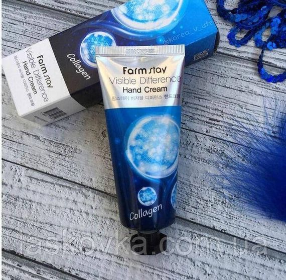 Крем для рук із колагеном FarmStay Visible Difference Hand Cream Collagen | Зображення 3
