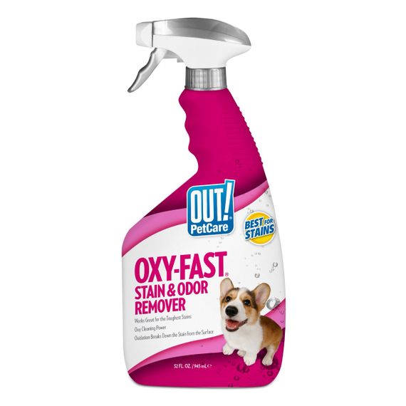 Спрей для удаления пятен и запахов от животных Out! Oxy-Fast Stain & Odor Remover, 946 мл