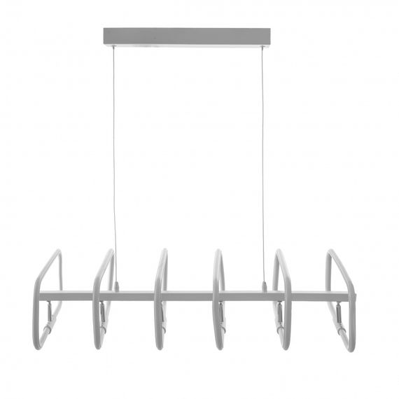 Люстра подвесная светодиодная 108W WW WH (BL-461S/6)