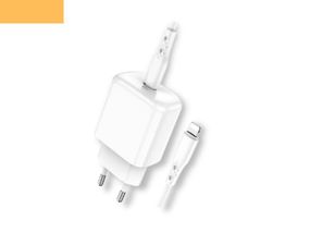 Мережевий зарядний пристрій блок живлення для телефону та планшета XPRO BN3 PD20W Type-C to Lightning білий (21644-01)