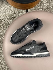 Мужские кроссовки  Lacoste Elite Active PRM Black White (топ качество) A4392 42 26.5