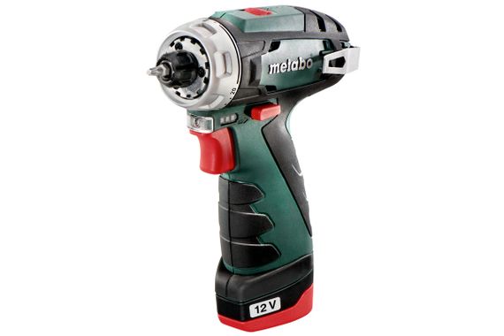 Шуруповерт-дриль Metabo PowerMaxx BS акумуляторний 10.8В, 2x2Aч, сумка (600079550) | Зображення 1