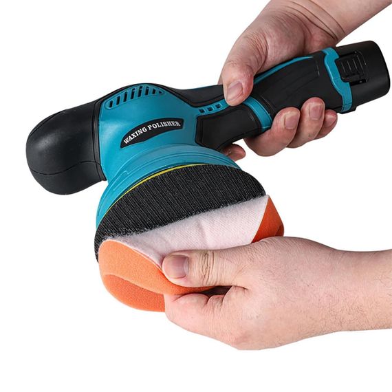 Беспроводная полировальная машинка с 2 аккумуляторами (12V), YK49 / Аккумуляторная полировально-шлифовальная | Зображення 2