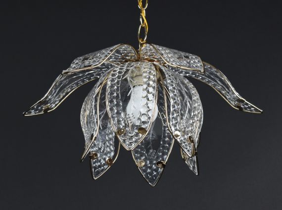 Люстра підвісна на 1 лампочку 27794 Золото 25-40х35х35 см. | Зображення 4