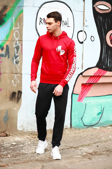 Худи Версачи красный S M | Зображення 3