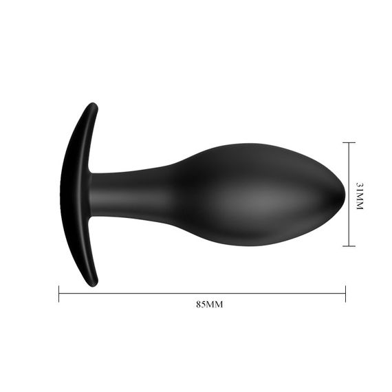 Анальна пробка - Pretty Love Special Anal Stimulation Butt Plug Black | Зображення 5