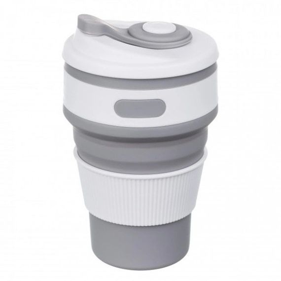 Склянка силіконова | Складний гурток | Похідна чашка GC-755 силіконова складана | Зображення 1