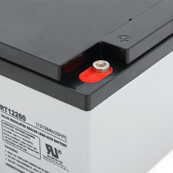 Акумуляторна батарея AGM RITAR RT12260, Gray Case, 12V 26.0Ah  (166 х 178 х125 ) Q1 | Зображення 1