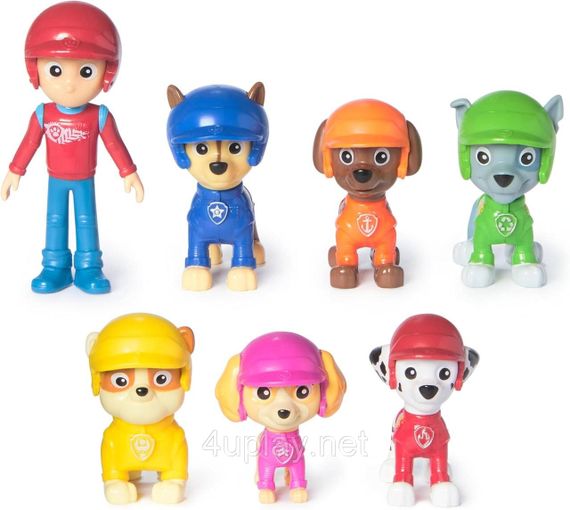 Paw Patrol Rescue Wheels Ігровий набір фігурок Відважна команда серії Мега колеса Щенячий патруль Оригінал | Зображення 2