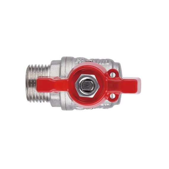 Кран кульовий з накидною гайкою Thermo Alliance Forte 1/2" ВЗ для води кутовий SF224W15 | Зображення 7