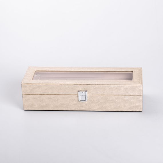 Шкатулка для украшений из эко кожи 31×11×8 см органайзер для ювелирных изделий | Зображення 7