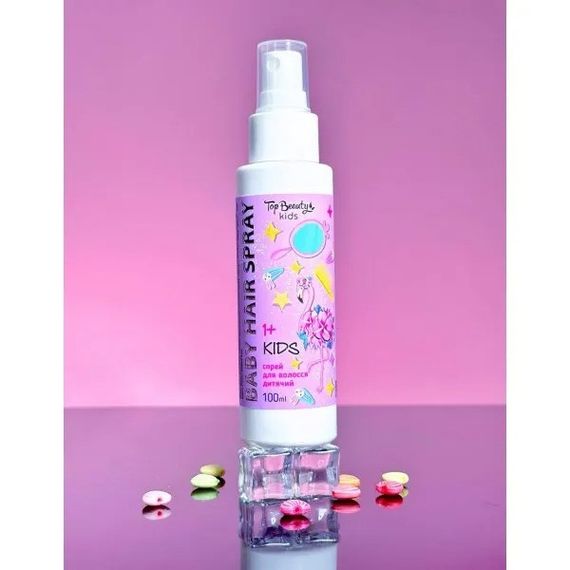 Дитячий спрей для волосся Top Beauty Kids Baby Hair Spray 1+ 100 мл (4820169185211) | Зображення 1