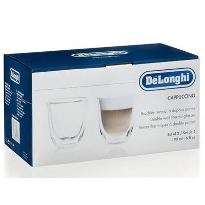 Набор стаканов DeLonghi Cappuccino 2 шт 190 мл (00000011000) | Зображення 2
