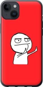 Чохол на iPhone 14 Plus Мем із силікону FCh_013286